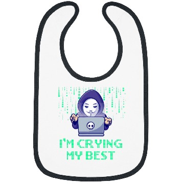 Discover Im Crying My Inspirational Computer Programming Bibs