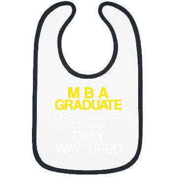 Discover MBA Student Business Degree Graduation 56 Bibs