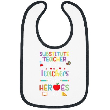 Discover Substitute Teacher Appreciation Sub Teacher Bibs