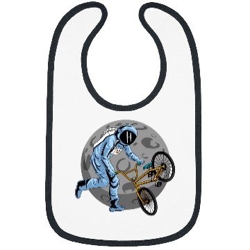 Discover BMX Biking Rider Gift BMX Biker Astronaut Bibs