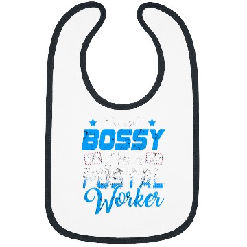 Discover mailman postman postal worker 32 Bibs