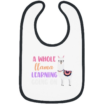 Discover Llama School Teacher Student Whole Llama Learning Bibs