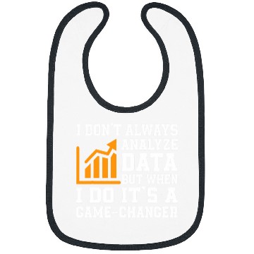 Discover Funny Data Analyst Saying Outfit Data Analysis Humor Bibs