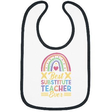 Discover Substitute Teacher 14 Bibs