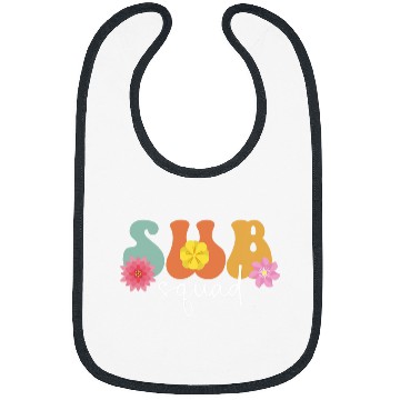Discover Sub Squad Substitute Teacher Crew Sub Teacher Team 1 Bibs