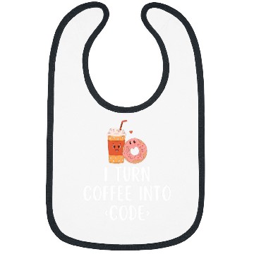 Discover Web Developer Website Programmer Coder Coffee Lover Bibs