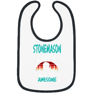 Discover Stonemason Saurus Like Normal T Rexs Dinosaur Bibs
