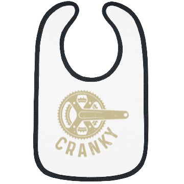 Discover Funny Bicycle Lover Cyclist Daddy BMX Mountain Bike Cranky Bibs