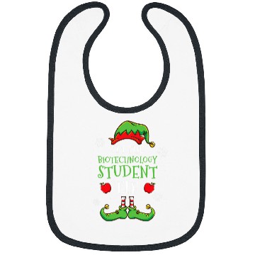Discover Im The Biotechnology Student Elf Christmas Bibs