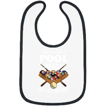 Discover Funny Billiard Pool Player Bibs
