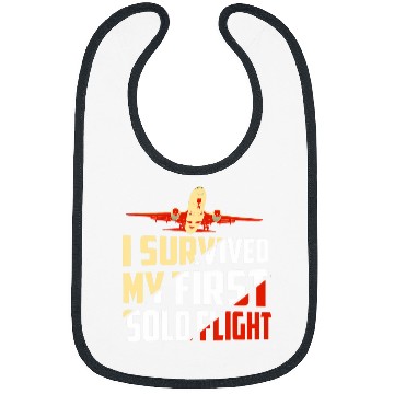 Discover I Survived My First Solo Flight Aviation Bibs