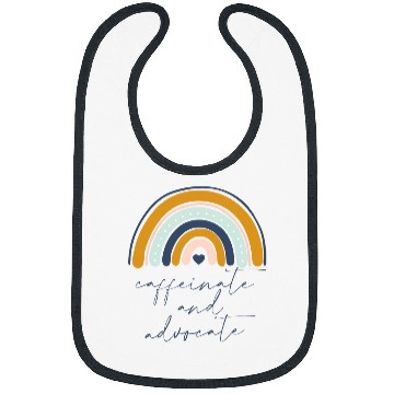 Discover Caffeinate And Advocate Awareness SLP Special Ed Worker Bibs