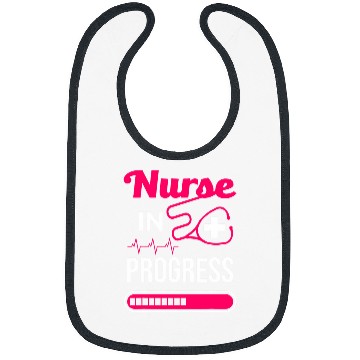 Discover nurses In Progress Funny Graduation Gift For Nursing Student Bibs