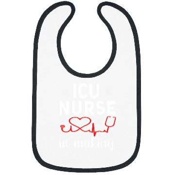 Discover nurses ICU Nursing Student essentials School medicals funny Bibs