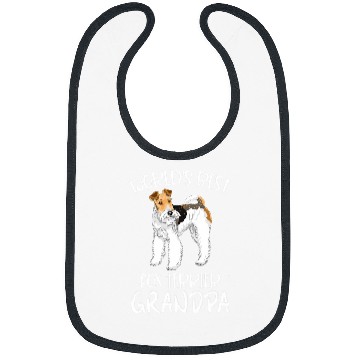 Discover worlds bests fox terrier grandpa 2dog lover Bibs