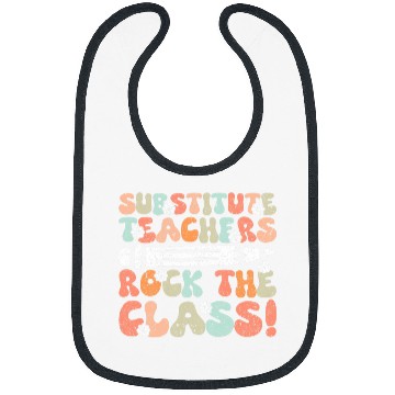 Discover Substitute Teacher 41 Bibs