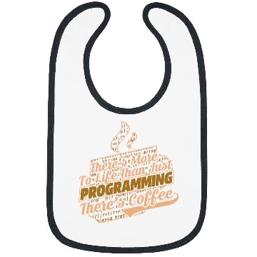 Discover Funny Coder Coding Software Engineer Coffee Programmer Bibs