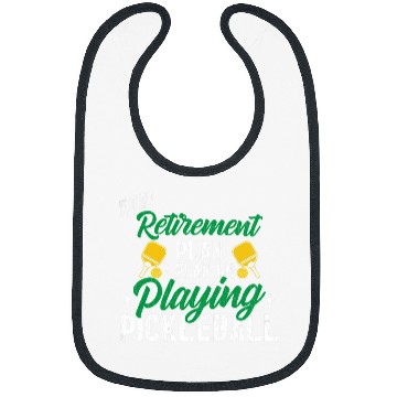 Discover I Plan On Playing Pickleball Funny Player Paddle Graphic Bibs