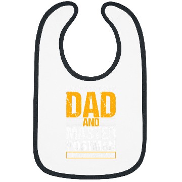 Discover I Have Two Titles Dad and Postman Postal Worker Bibs