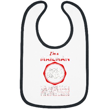Discover mailman postman postal worker 30 Bibs