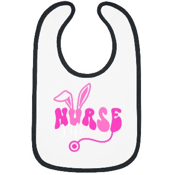 Discover Happy Easter Day nurses Life Stethoscope Nursing Easter Bunny Bibs