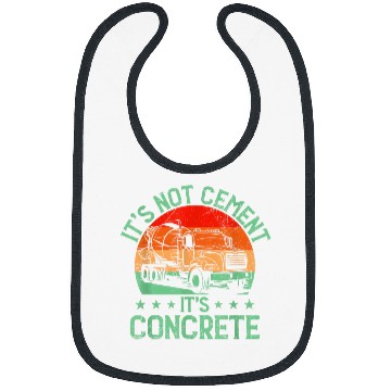 Discover Cement Mixer Construction Worker Construction Site 2 Bibs