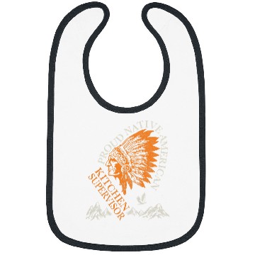 Discover Proud Native American Job Kitchen Supervisor Bibs