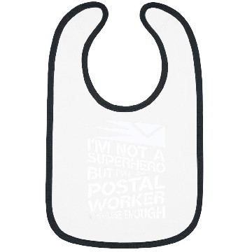 Discover Superhero Postal Worker Bibs