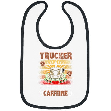 Discover Trucker Powered By caffeines Truck Driver Bibs