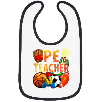 Discover Physical Education Funny PE Teacher Back To School Teaching Bibs