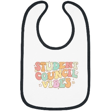 Discover Groovy Student Council Vibes School Student Council Bibs