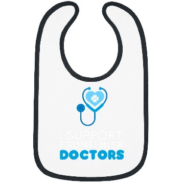 Discover Support Frontliner Doctor nurses Health Worker Stethoscope Bibs
