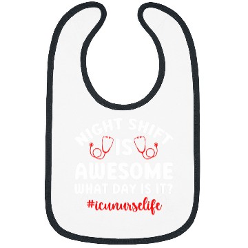Discover ICU nurses Life Night Shift Intensive Care Unit nurses Bibs