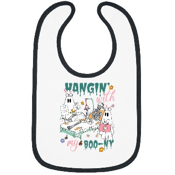 Discover Happy Easter Day Spooky Skeletal Bones Orthopedic nurses Bibs