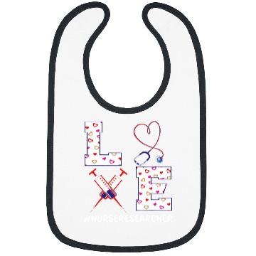 Discover nurses Researcher Valentines Day Outfit Nursing Research Bibs