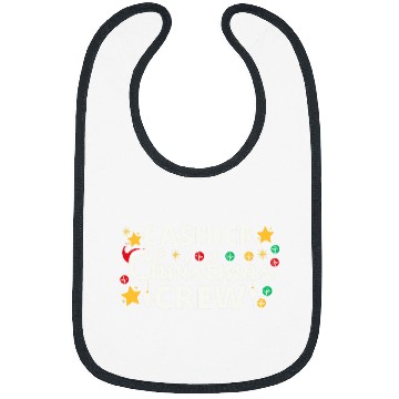 Discover Cashier Christmas Crew Retail Worker Bibs