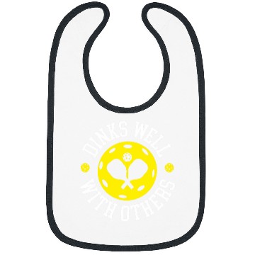 Discover Dinks Well With Others Pickleball Players Pickleballer Bibs