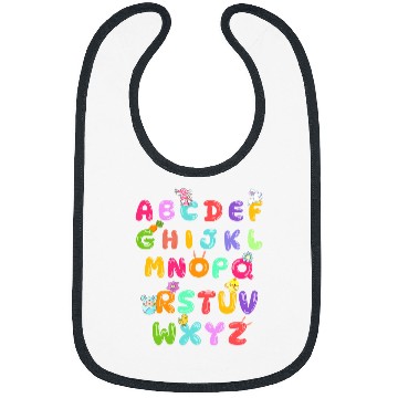 Discover Happy Easter Day Alphabet ABCs Teacher student Bibs