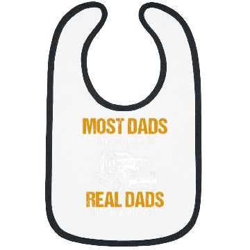 Discover Trucker Dads Drive 4 Wheelers Real Dads Ride 18 Wheeler Bibs