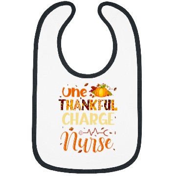 Discover nurses Thanksgiving Day One Thankful Charge nurses Pumpkin Bibs
