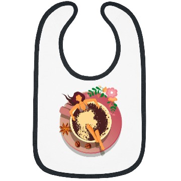 Discover Book Lady Reading and Coffee Lover Lazy Weekend Bibs