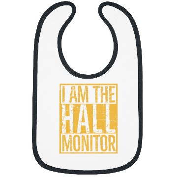 Discover Hall Monitor Back To School Student 3 Bibs