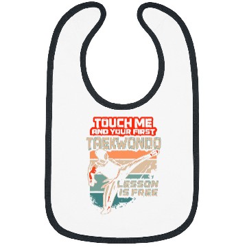 Discover Taekwondo Design for Martial Arts Training Bibs