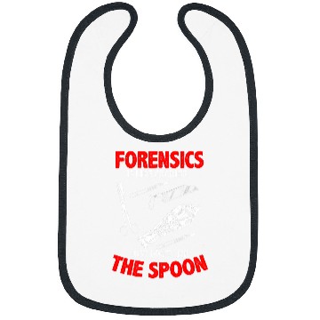 Discover Funny Forensic Scientist Autopsy Cooking Dont Lick Spoon Bibs