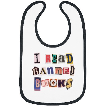 Discover I Read Banned Books Funny Book Reader Bibs