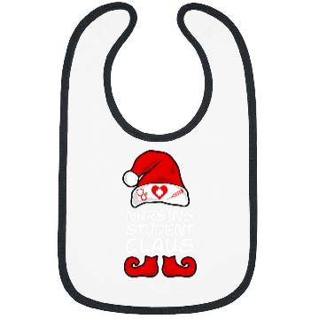 Discover Nursing Student Claus Funny nurses Christmas Bibs