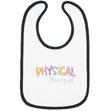 Discover Physical Therapy Funny Physical Therapist PT therapist month 3 Bibs