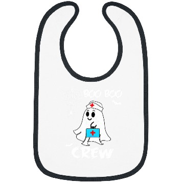 Discover Halloween Boo Boo Crew nurses Funny Women Funny Nursing Bibs