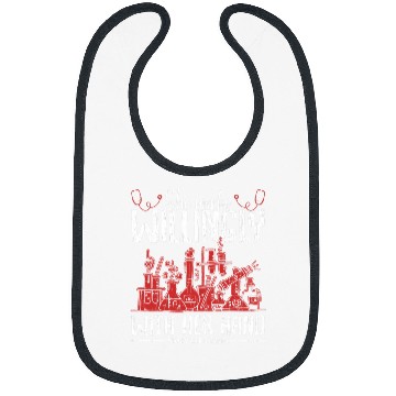 Discover Willing With Her Hands Funny medicals School Students Graphic Bibs