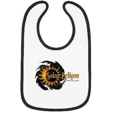 Discover Solar Eclipse Watching Fan Sun Moon October 14 Bibs